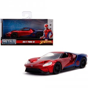 Jada 30291 2017 Ford Gt Spider-man Theme Marvel Series 132 Diecast Mod