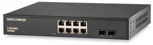 Signamax SIG-FO-SC10080 C-100 8 Port Gigabit Poe+ Switch 2sfp