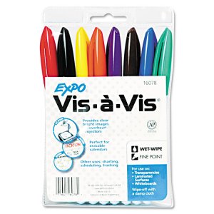 Sanford 2134347 Marker,wet Erase,dz,ast