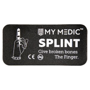 Mymedic MM-SPL-SPF-FNGSPL-BLKGRY-3.75X1.75-X-EA Finger Splint