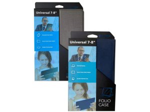 Bulk SK251 Accellorize Assorted Universal Tablet Folio Case 7quot;8quo