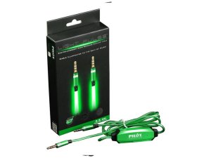 Bulk CR097 Green Electroluminescent Aux Cable