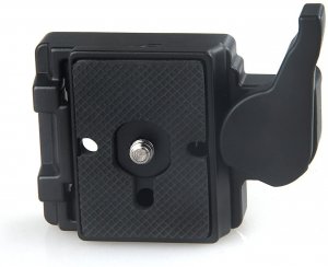 Konsait KS056 Black Camera 323 Quick Release Plate With Special Adapte