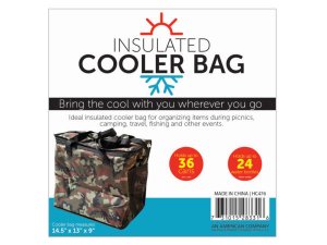 Bulk HC476 Camouflage Folding Insulated Cooler With Travel Strap