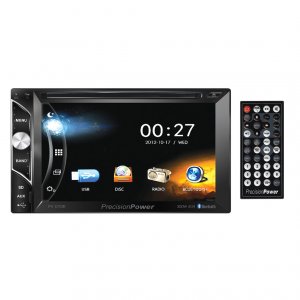 Power PV620B Precision Power 6.2 Double Din Dvd Player With Bluetooth 