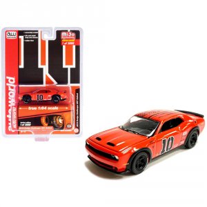 Autoworld CP7754 2019 Dodge Challenger Srt Hellcat 10 Orange Limited E