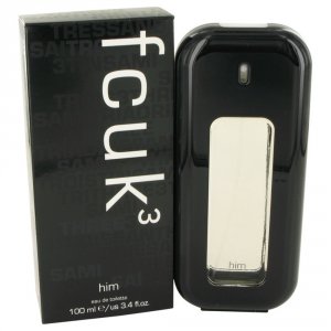 French 480226 Fcuk 3 Eau De Toilette Spray 3.4 Oz For Men