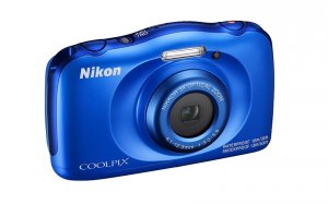 Nikon 26516 Coolpix W100 13.2mp Waterproof Digital Camera Blue