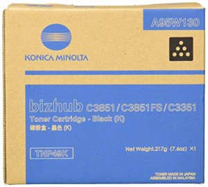 Original Konica A95W130 Tnp-49k Black Toner Cartridge For Use In Bizhu