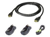 Aten 2L7D02UHX4 6ft. Single Display Hdmi Secure Kvm Cable Kit