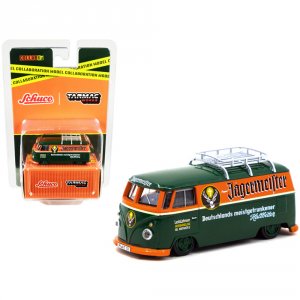 Schuco T64S-005-JAG Volkswagen T1 Van Low Ride With Roof Rack Jagermei