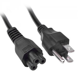 Generic 3PRONG-PWRCORD-BLK 4' Standard 3-prong (us) Notebook Power Cor