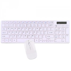 Generic KB718-T29-WHT 2.4ghz 95-key Wireless Ultra Low Profile Spill R