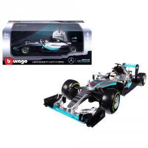 Bburago 18001LH Mercedes Amg F1 W07 Hybrid Petronas 44 Lewis Hamilton 