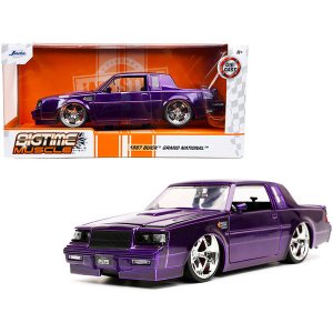 Jada 32698 1987 Buick Grand National Candy Purple Bigtime Muscle Serie