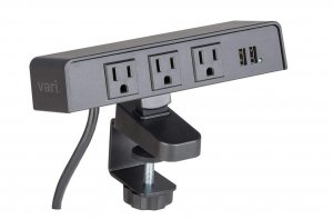 Varidesk 43369 Power Hub Charging Power Station 3-out Surge Protection