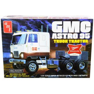 Amt AMT1230 Skill 3 Model Kit Gmc Astro 95 Truck Tractor Miller 125 Sc