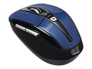 Adesso IMOUSE S60L Blue 2.4ghz Wireless Optical Mini Mouse,  With Prog