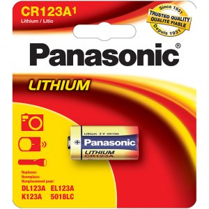 Panasonic T44259 Cr-123apa-1b Camera Battery - Lithium Manganese Dioxi