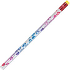 Moon 1032745 Attitudeeverything Themed Pencils - 2 Lead - Silver Barre