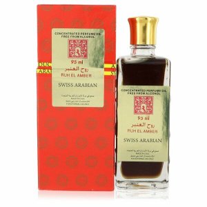 Swiss 552095 Ruh El Amber Concentrated Perfume Oil Free From Alcohol (