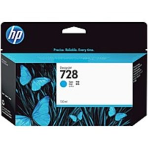 Original Hp F9J67A Hp 728 () Ink Cartridge - Cyan - Inkjet - 1 Each