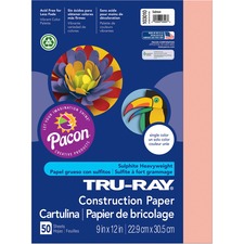 Pacon PAC 103010 Tru-ray Construction Paper - Project - 12width X 9len