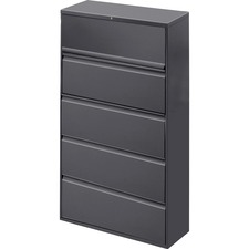 Lorell LLR 60434 Lateral File - 5-drawer - 42 X 18.6 X 67.7 - 5 X Draw