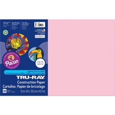 Pacon PAC 103044 Tru-ray Heavyweight Construction Paper - 18width X 12