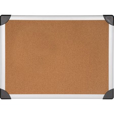 Lorell LLR 19191 Mounting Aluminum Frame Corkboards - 24 Height X 36 W