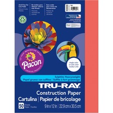 Pacon PAC 103030 Tru-ray Construction Paper - Bulletin Board - 12width