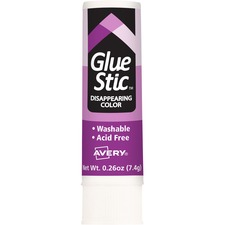 Avery 00216 Averyamp;reg; Glue Stick Disappearing Purple Color, Nontox