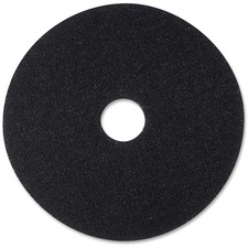 3m MMM 08378 Black Stripping Pads - 5carton - Round X 16 Diameter - St