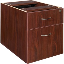 Lorell LLR 69398 Essentials Pedestal - 2-drawer - 15.5 X 21.9 X 18.9 -