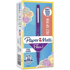 Newell PAP 8450152 Paper Mate Flair Point Guard Felt Tip Marker Pens -