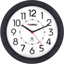 Lorell LLR 60990 9 Radio Controlled Profile Wall Clock - Analog - Quar