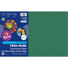 Pacon PAC 103053 Tru-ray Heavyweight Construction Paper - 0.50height X