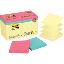 3m MMM R330144B Post-itreg; Pop-up Notes - Cape Town Color Collection 