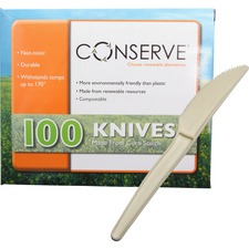 Baumgartens BAU 10233 Conserve Disposable Knife - 100box - Disposable 