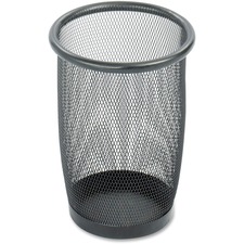 Safco SAF 9716BL Safco Round Mesh Wastebaskets - 3 Quart Capacity - Ro