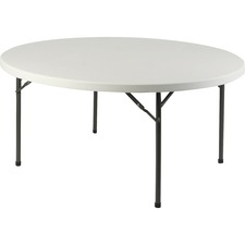 Lorell LLR 60327 Banquet Folding Table - Round Top X 48 Table Top Diam