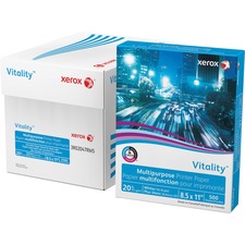 Xerox XER 3R02047 Vitality Inkjet Copy  Multipurpose Paper - White - 9