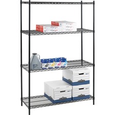 Lorell LLR 69140 Starter Shelving Unit - 48 X 24 X 72 - 4 X Shelf(ves)