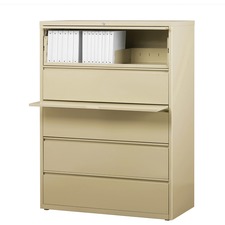 Lorell LLR 60432 Lateral File - 5-drawer - 42 X 18.6 X 67.7 - 5 X Draw