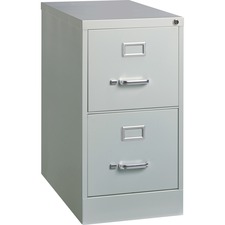 Lorell LLR 60654 Vertical File - 2-drawer - 15 X 25 X 28.4 - 2 X Drawe