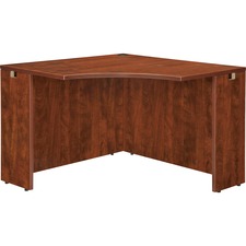 Lorell LLR 69919 Essentials Series Cherry Laminate Corner Desk - 41.4 