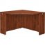 Lorell LLR 69919 Essentials Series Cherry Laminate Corner Desk - 41.4 