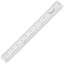 Acme ACM 10562 Westcott See-through Acrylic Rulers - 12 Length 1 Width