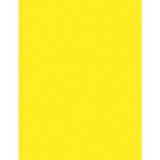 Pacon PAC 104316 Pacon Laser Bond Paper - Neon Yellow - Recycled - 10 