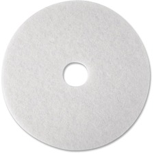 3m MMM 08481 Trade; White Super Polish Pad 4100 - 17 Diameter - 5carto